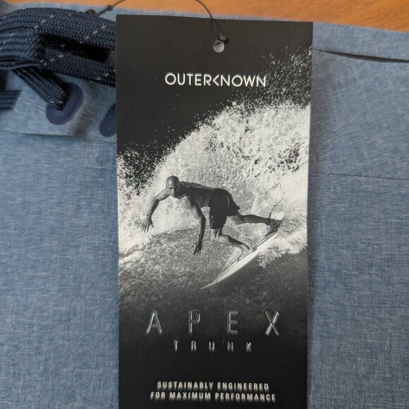 Outerknown Apex Trunks - 33 - Heather Navy - NWT - Picture 2 of 6